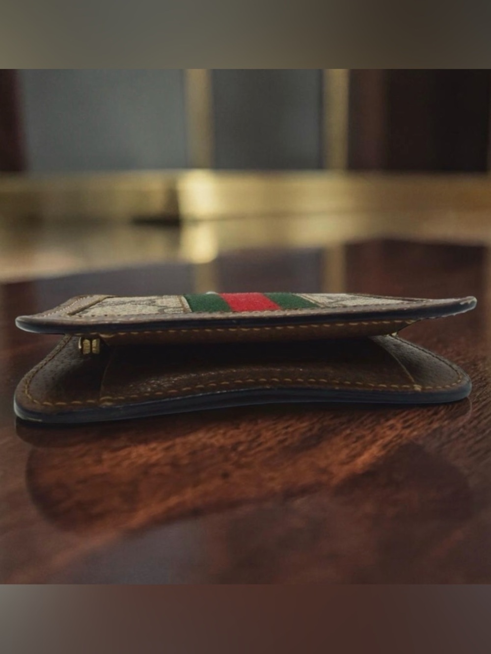 GUCCI Accessory Collection Vintage Sherry Line Kisslock Coin Purse πβ€οΈ - Picture 15 of 16